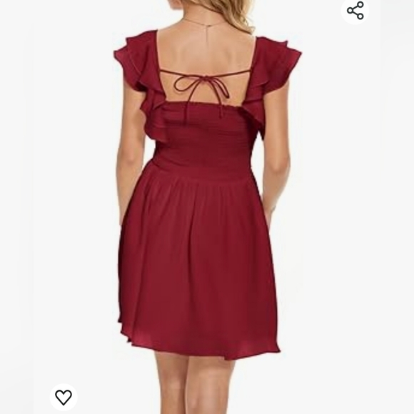 Surplus a-line mini dress size medium Burgundy - Picture 3 of 12